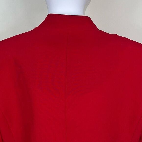 R&K Originals Vintage Cropped Red Power Blazer - Picture 11 of 12